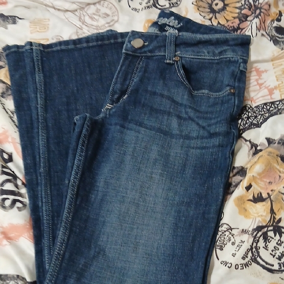 Wrangler Denim - Wrangler Women's Dark Blue Boot Cut Jeans